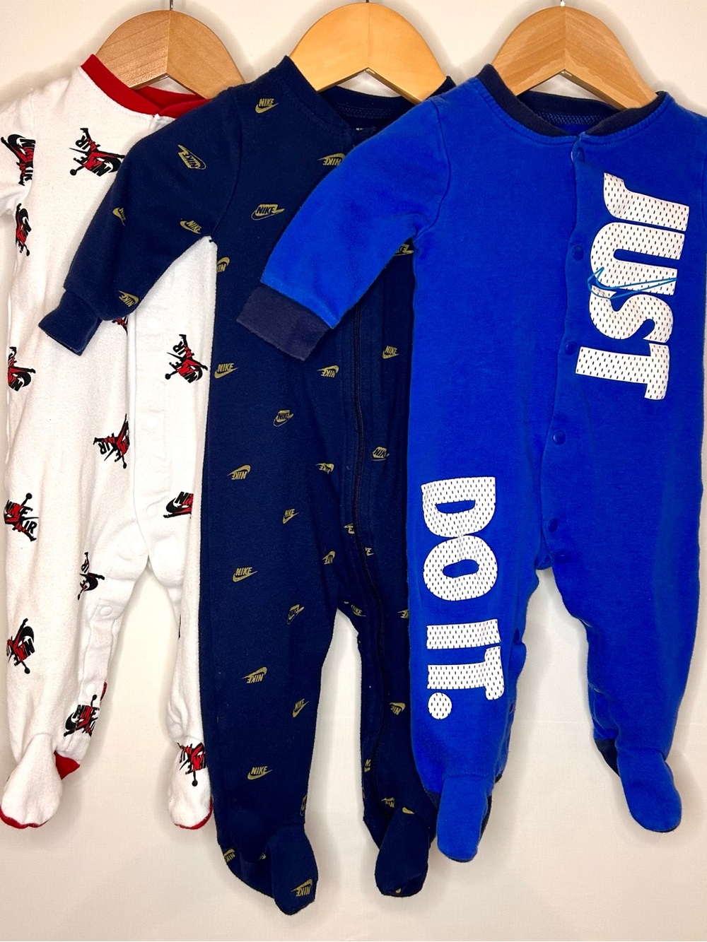 Nike & Jordan Baby Sleeper Bundle | 6M | 3 Footed Pajamas